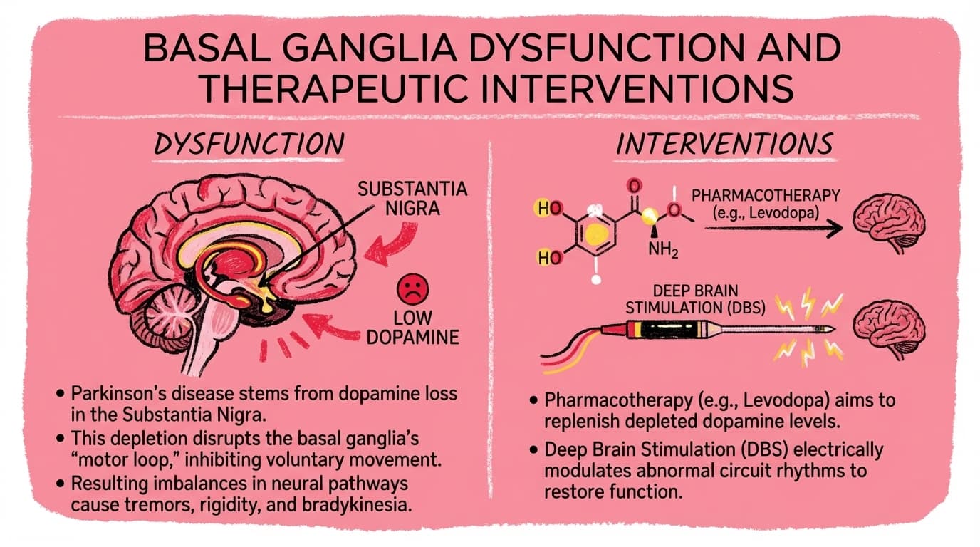 Basal Ganglia Dysfunction and Therapeutic Interventions