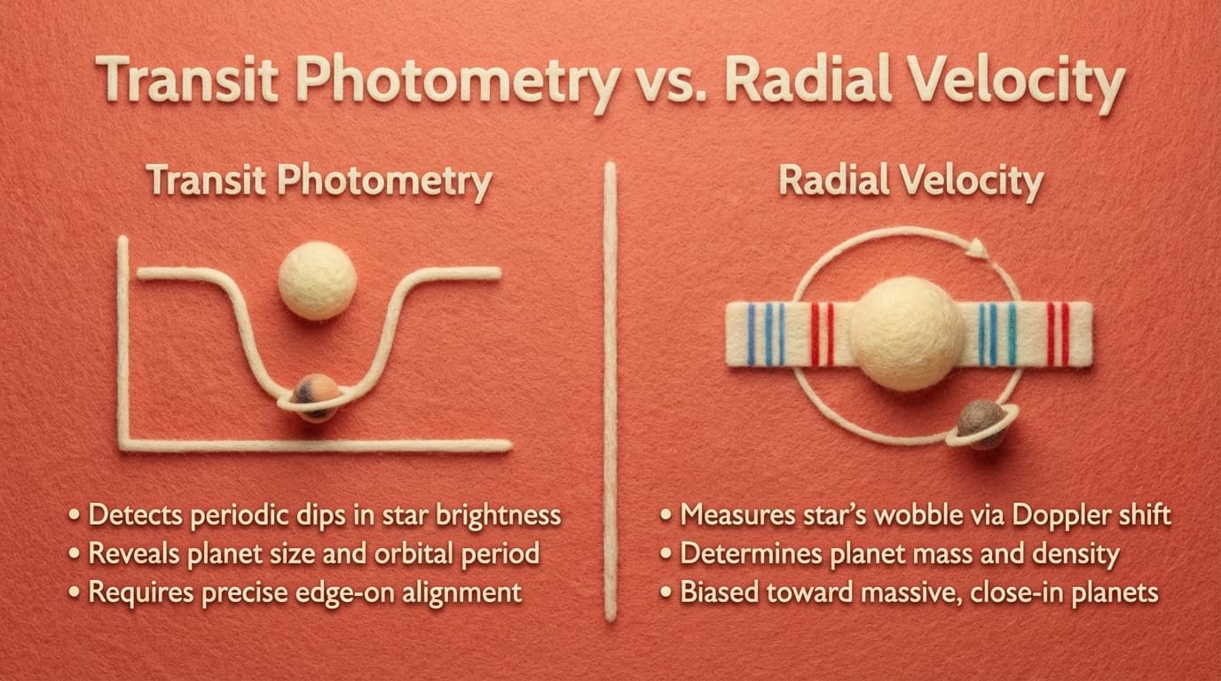 Transit Photometry vs. Radial Velocity
